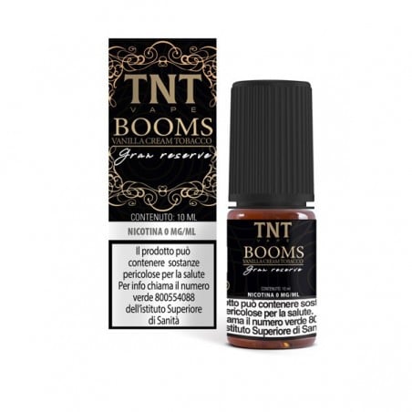 TNT Vape Booms Vanilla Cream Tobacco Gran Reserve - 10ml